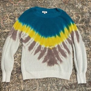 525 America tie dye pullover sweater from Revolve